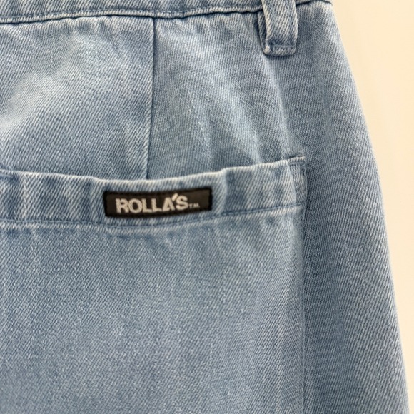 Rolla Slim Sailor Straight Leg Pants in Medium Wash Denim Size 25 - Picture 7 of 13